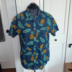Urban Pipeline Navy Pineapple Print Shirt